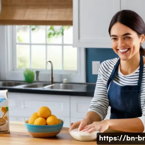 알레르기 체질을 위한 음식 조리법 - **Prompt: Empowered Allergy-Friendly Cooking**
    "A vibrant, eye-level shot of a young adult woman...
